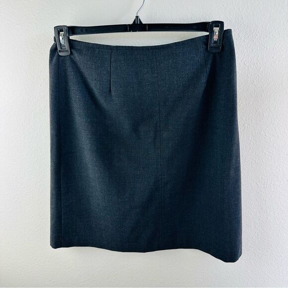 Eddie Bauer Gray Wool Blend Pencil Skirt Size 10 - Picture 1 of 4